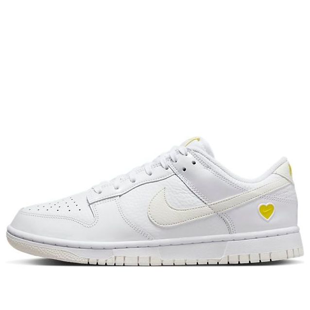 (WMNS) Nike Dunk Low 'Valentine's Day - Yellow Heart'  FD0803-100 Classic Sneakers